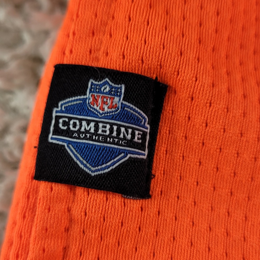 Under Armour NFL Combine Shorts Mens Large Orange 1243227 Training Mesh Excellen - Picture 2 of 13